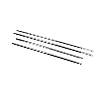 Encadrements de Vitres Acier Inoxydable (4 pcs) Toyota Yaris 2010-2020 photo 4