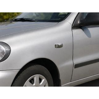 Couvre-clignotants latéraux chromés Rectangulaires (2 pcs, ABS) Daewoo Lanos 1998-2017 photo 2