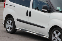 Opel Combo 2012-2018 Barres Latérales (2 pcs, Inox) 60 mm, empattement court photo 1
