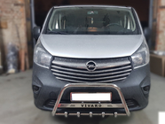 Opel Vivaro 2015-2019 Pare-buffle WT003-4 (Inox) Avec Inscription photo 1