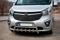 Opel Vivaro 2015-2019 Pare-buffle WT003-4 (Inox) Avec Inscription photo 5