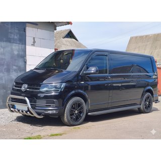 Pare-buffle WT003-4 (Inox) Volkswagen T6 2015-2024 photo 1