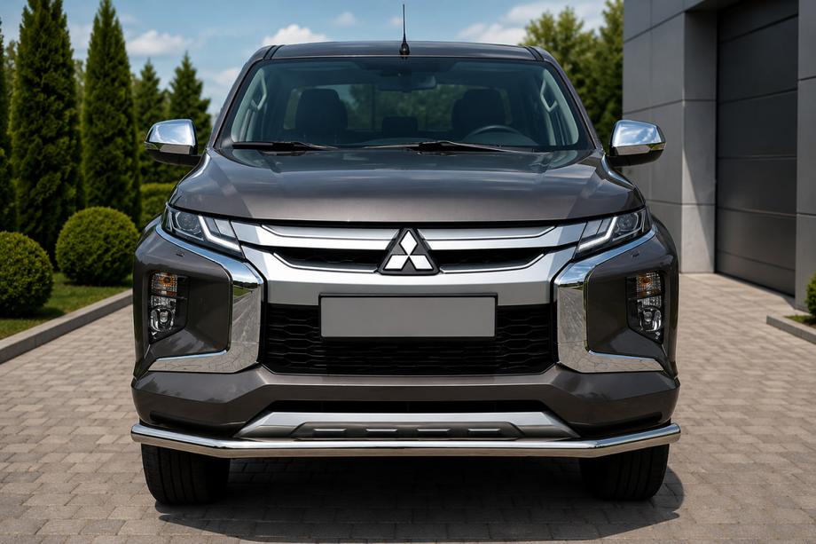 Mitsubishi L200 2015-2024 Protection Avant ST008 (Inox) Photo 3