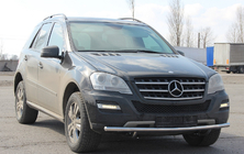 Mercedes ML W164 2005-2011 Protection Avant ST008 (Inox) photo 2