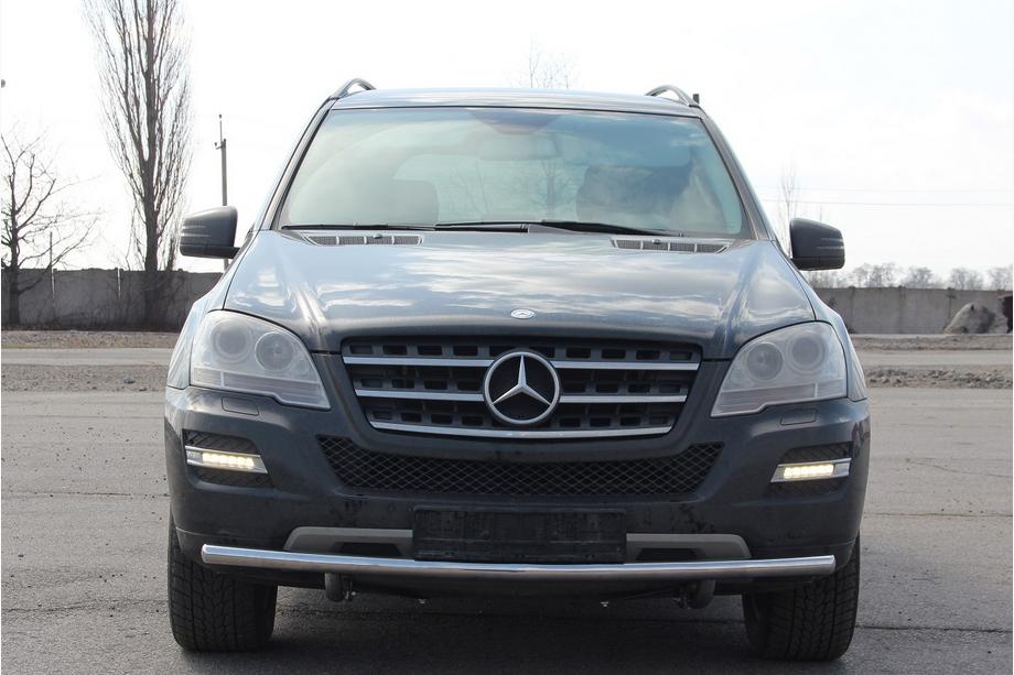 Mercedes ML W164 2005-2011 Protection Avant ST008 (Inox) Image
