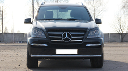 Mercedes GL class X164 2006-2012 Barre Avant ST008 (Inox) photo 1