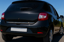 Dacia Sandero 2013-2020 Seuil de coffre inox photo 1