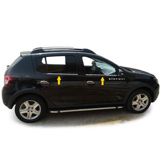 Encadrements de vitres inox Dacia Sandero 2013-2020 photo 1