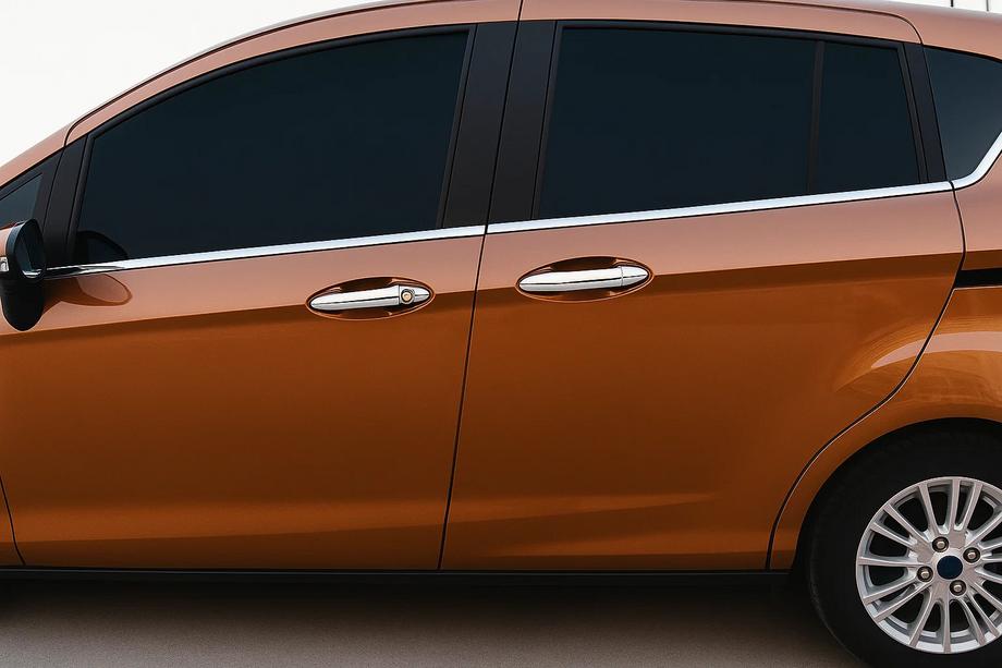 Ford B-Max 2012-2017 Couvre-poignées Chromés (4 pcs, Acier Inoxydable) Image