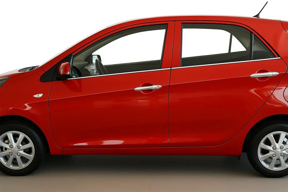 Kia Picanto 2011-2016 Encadrement de vitres inox (4 pcs) Image