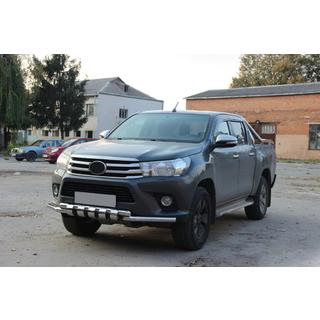 Pare-buffle Avant F3-34 (Inox) Toyota Hilux 2015- photo 3