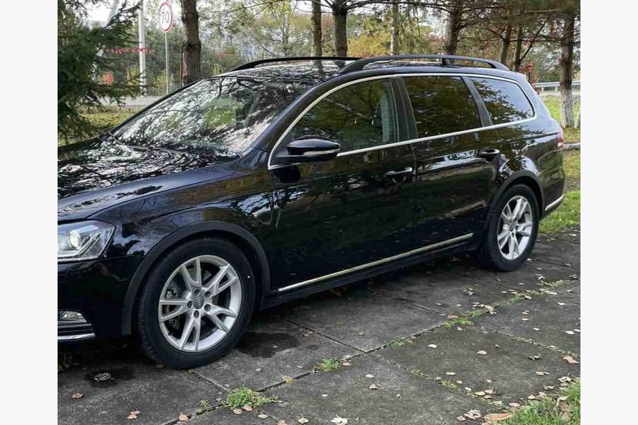 Volkswagen Passat B7 2012-2015 Extensions d'ailes SD/SW (4 pcs, noir, ABS) Image