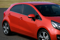 Kia Rio 2012-2017 Encadrements de vitres inox photo 1