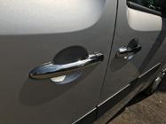 Mercedes Citan 2013-2021 Couvre-poignées de porte en acier inoxydable 3 pcs, Carmos - Acier Turc photo 3