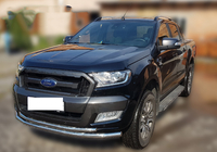 Ford Ranger 2011–2022 Pare-buffle Avant ST014 (Inox) d60/42 photo 1
