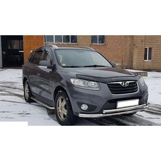 Pare-buffle Avant ST014 (Inox) Hyundai Santa Fe 2 2006-2012 photo 3