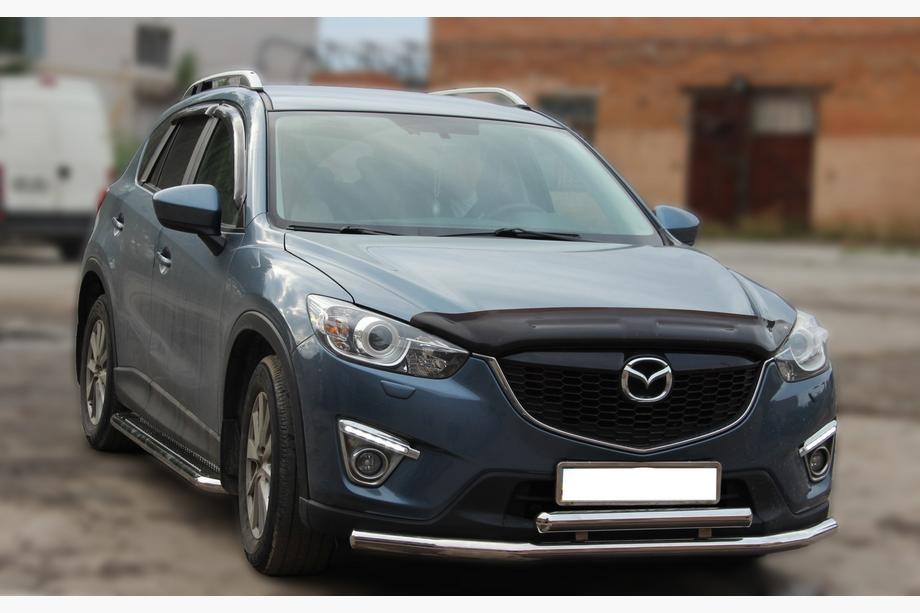 Mazda CX-5 2012-2017 Pare-buffle Avant ST014 (Inox) d60/60 Photo 2