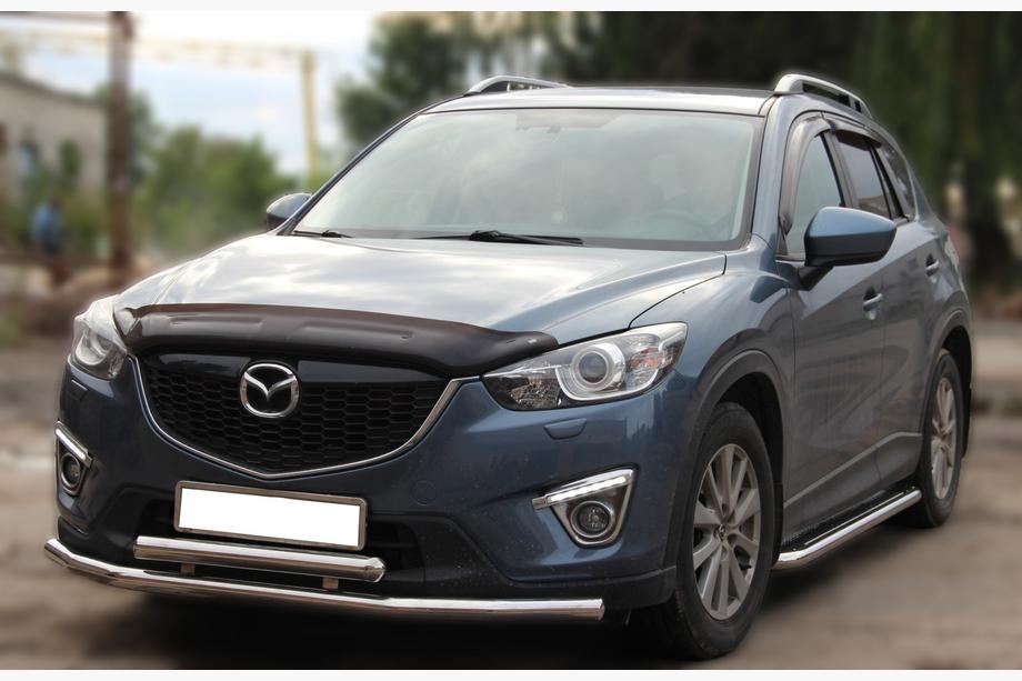 Mazda CX-5 2012-2017 Pare-buffle Avant ST014 (Inox) d60/60 Photo 3