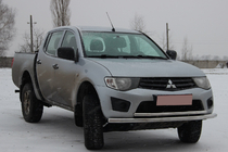 Mitsubishi L200 2006-2015 Pare-buffle Avant ST014 (Inox) photo 3