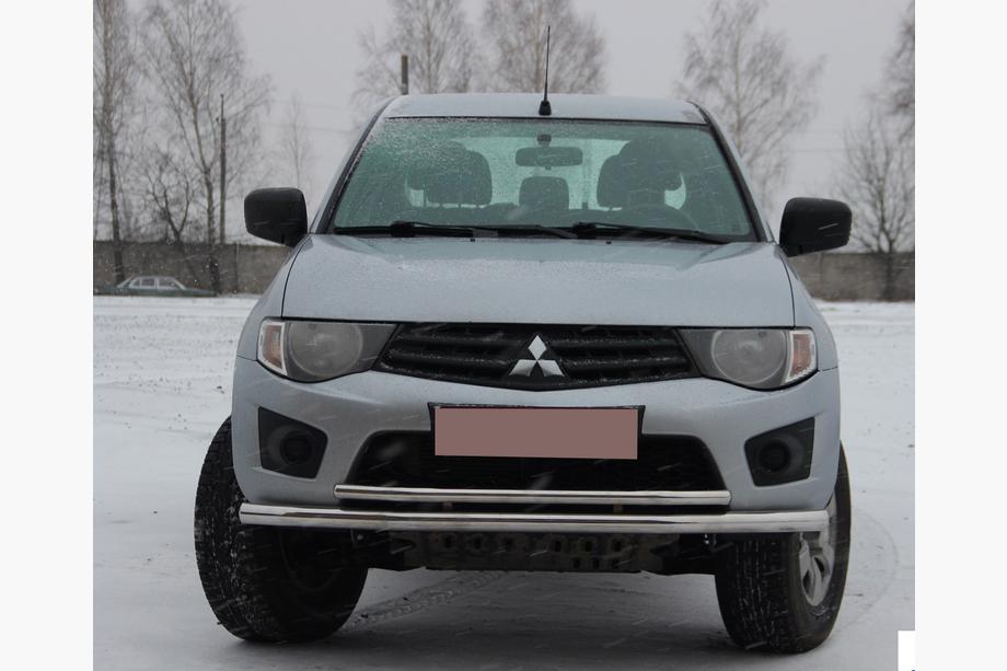 Mitsubishi L200 2006-2015 Pare-buffle Avant ST014 (Inox) Image