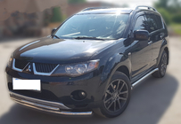 Mitsubishi Outlander 2006-2012 Pare-buffle Avant ST014 (Inox) d60/60 photo 2