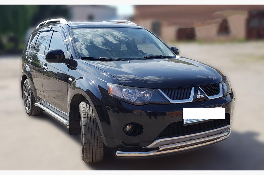 Mitsubishi Outlander 2006-2012 Pare-buffle Avant ST014 (Inox) Photo 3