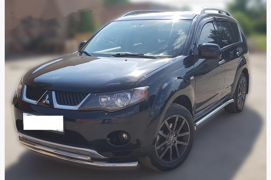 Mitsubishi Outlander 2006-2012 Pare-buffle Avant ST014 (Inox) Photo 2