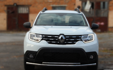 Renault Duster 2008–2017 Pare-buffle Avant ST014 (Inox) photo 1