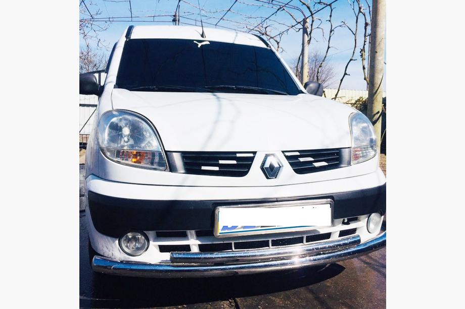 Renault Kangoo 1998-2008 Pare-buffle Avant ST014 (Inox) d60/60 Photo 1