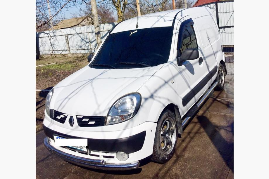 Renault Kangoo 1998-2008 Pare-buffle Avant ST014 (Inox) d60/60 Photo 2