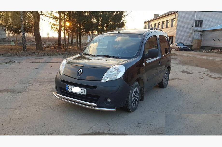 Renault Kangoo 2008–2020 Pare-buffle Avant ST014 (Inox) d60/60 Photo 2