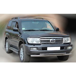 Pare-buffle Avant ST014 (Inox) Toyota Land Cruiser 100 1998-2007 photo 3