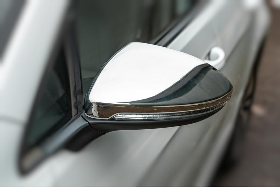 Volkswagen Golf 7/E-Golf 2012-2020 Coques de Rétroviseurs (2 pcs, Acier Inoxydable) Image