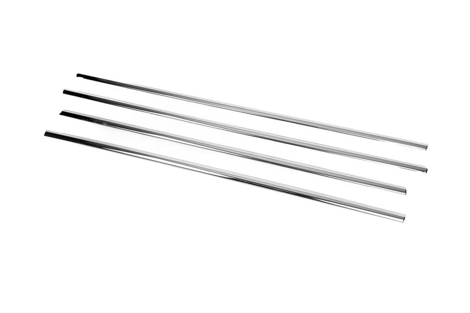 Volkswagen Golf 7/E-Golf 2012-2020 Baguettes de vitre inférieures en inox HB (4 pcs) OmsaLine - Inox Italien Photo 6