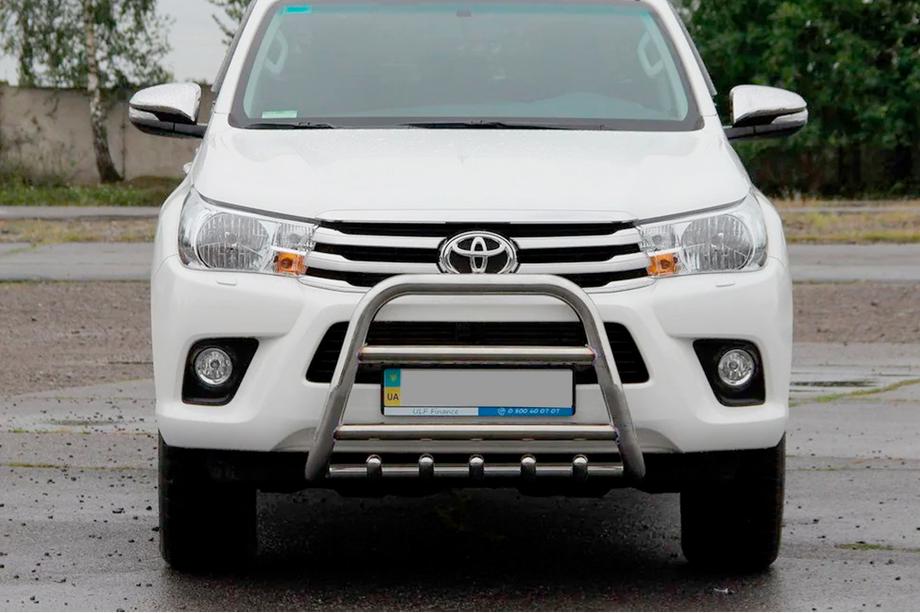 Toyota Hilux 2015- Pare-buffle QT006 (Inox) Image