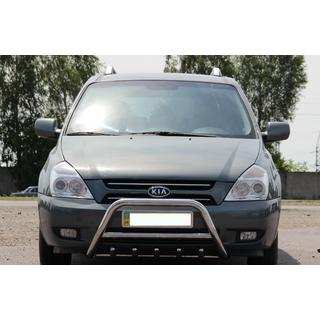 Pare-buffle WT003 (Inox) Kia Carnival 2002-2013 photo 1