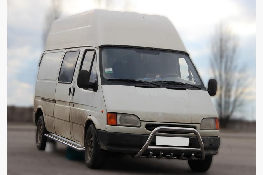 Ford Transit 1991-2000 Pare-buffle WT003 (Inox) Image