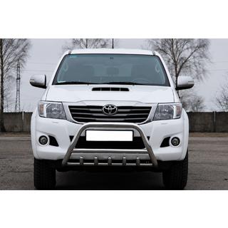 Pare-buffle WT003 (Inox) Toyota Hilux 2006-2015 photo 1