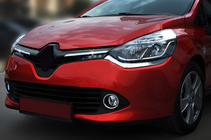 Renault Clio IV 2012-2019 Couvre-calandre OmsaLine (2 pcs, inox) photo 1