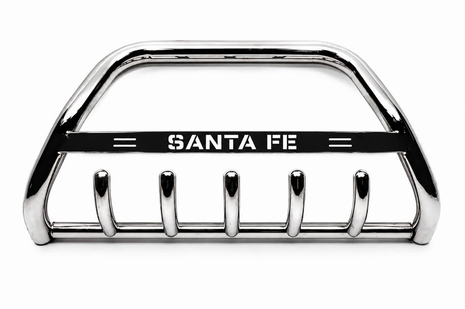 Hyundai Santa Fe 3 2012-2018 Pare-buffle WT004 Inox Image