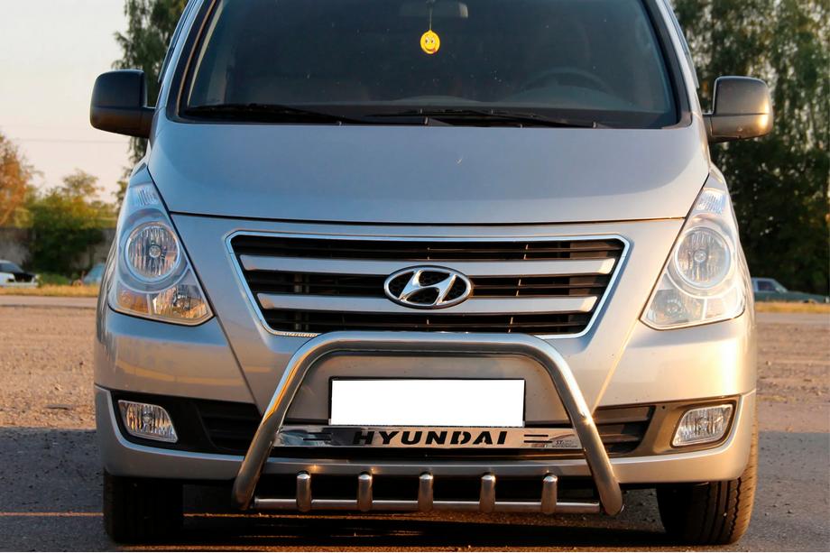Hyundai H300, H1, Starex 2008-2020 Pare-buffle WT004 Inox Image