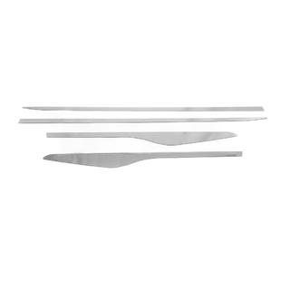 Moulures de porte droites (4 pcs, inox) photo 2