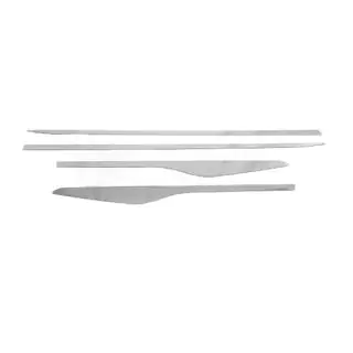Moulures de porte droites (4 pcs, inox) photo 2