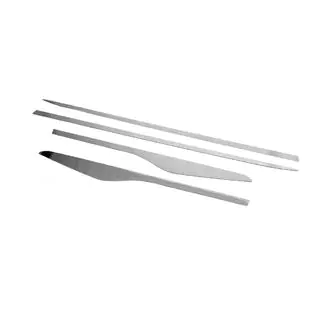 Moulures de porte droites (4 pcs, inox) photo 4
