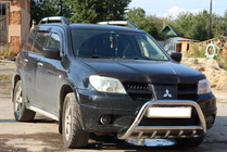 Mitsubishi Outlander 2001-2006 Pare-buffle WT003 (Inox) photo 4