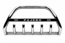 Mitsubishi Pajero Sport 2015- Pare-buffle WT004 Inox photo 1