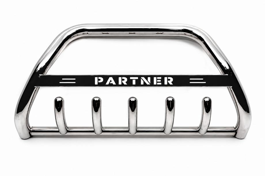 Peugeot Partner Tepee 2008-2018 Pare-buffle WT004 Inox Image