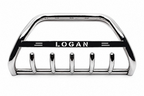 Renault Logan MCV 2013-2022 Pare-buffle WT004 Inox photo 1