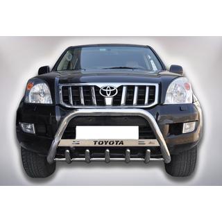 Pare-buffle WT004 Inox Toyota Land Cruiser Prado 120 2002-2009 photo 1