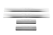 Volkswagen Tiguan 2007-2016 Seuils de porte Omsa (4 pcs, inox) photo 2